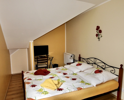 Zimmer mit Doppelbett Pension Metilstein Eisenach